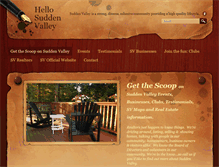Tablet Screenshot of hellosuddenvalley.com